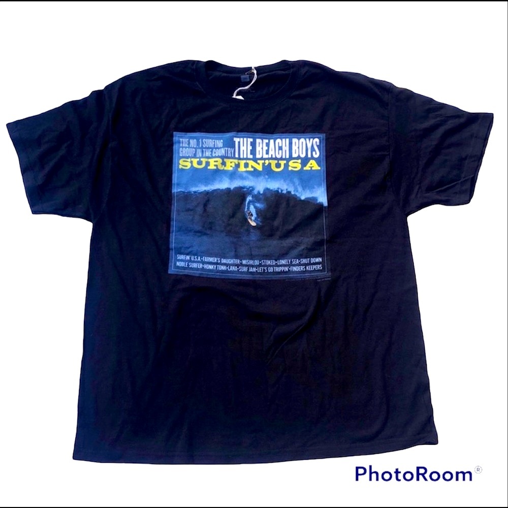 Limited Edition Surfer T-shirt Beach Boys Surfing in the USA Made on Maui - Picture 3 of 4